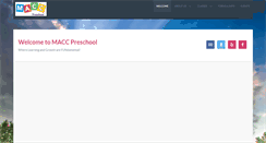 Desktop Screenshot of maccpreschool.org